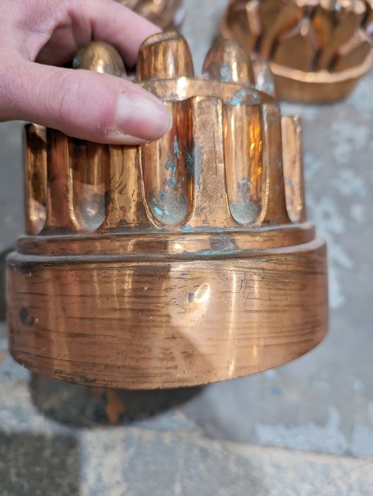 Collection of late 19th/early 20th century copper jelly moulds including three marked for Colley - Image 29 of 46