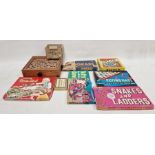 Small quantity of vintage children's board games and jigsaws to include Victory Farm-Yard Puzzle,
