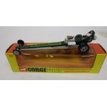 Three boxed Corgi Toys Whizzwheels diecast model cars to include 161 Santa Pod Raceway's Commuter