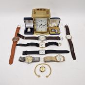 Collection of assorted wristwatches to include two Rotary examples, a Marvin and a Bayard eight-