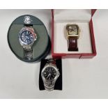 Gentleman's Citizen Ecodrive WR200 wristwatch, a Master Time automatic wristwatch and a Navigator,