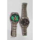 Seiko automatic Mickey Mouse gentleman's wristwatch and a Seiko 5 Automatic gentleman's