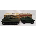 Palitoy Action Man Transport Command Armoured car together with a Palitoy Action Man Scorpion