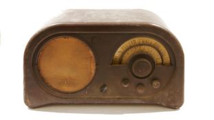Ekco All-Electric vintage radio type A.C.86 Superhet (Southend-on-Sea), circa 1930's, in dark