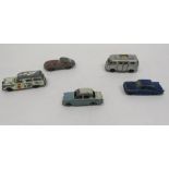 Lesney diecast model cars to include No.43 Hillman Minx, No.33 Ford zephyr 6, No.32 "E" Type Jaguar,