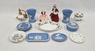 Two Royal Doulton figures comprising 'Best Wishes' circa 1993, printed green marks, HN3426, 'Dinky
