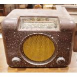 Vintage bakelite Bush radio type DAC.90.A.