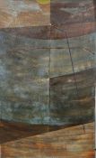Danny Rolph (1967), oil on canvas, 'Ezekiel', abstract,183cm x114cm, labelled verso Condition Report