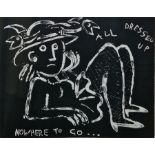 After Maggie Clyde (20th century)  Print on paper  "All Dressed Up, Nowhere to Go", titled, signed