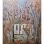 Sylvia Cooke-Collis (1900-1973)  Watercolour and gouache on paper  "Killavullen Church from the