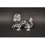 Swarovski crystal annual edition 1997 "Fabulous Creatures" - The Dragon, with original box and