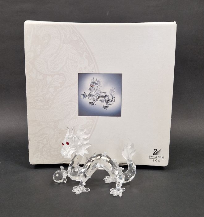Swarovski crystal annual edition 1997 "Fabulous Creatures" - The Dragon, with original box and - Image 2 of 2