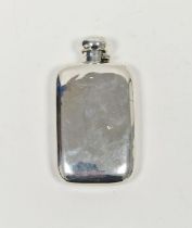 Edwardian silver hip flask, hallmarked Birmingham 1902 by Synyer & Beddoes, 152g/4.8ozt