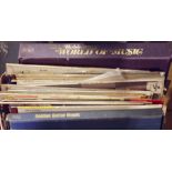 Quantity of LPs mainly easy listening and classical (3 boxes)