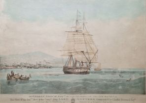 Edward Duncan (1803-1882) after William John Huggins (1781-1845) Colour lithograph Maritime scene