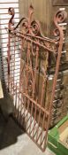 Vintage wrought iron gate  Condition Report Approx. 133cm high, 74cm wide