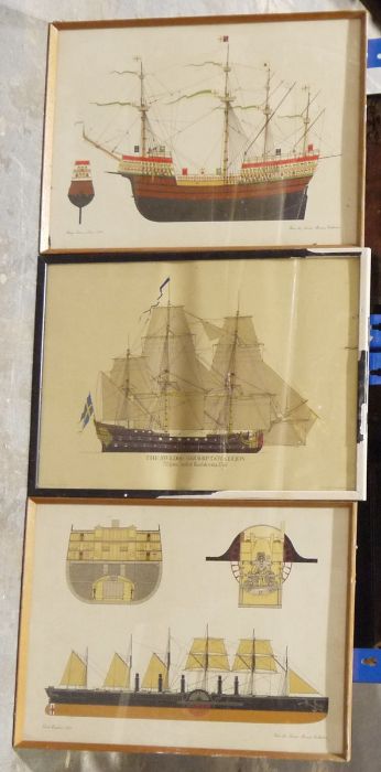 Large quantity of assorted pictures to include modern prints of sailing ships, two framed - Image 3 of 6