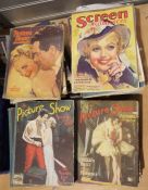 Quantity of 'The Picture Show Annual' dating from 1920, 1926, 1927 to later dates 1934, 1940,