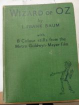 BAUM Frank 'Wizard of Oz - with 8 colour stills from the Metro-Goldwyn-Meyer film'  Hutchinson & Co,