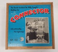 'The Danish Architect Mr Willy Fangel's Building Set', a Connector building set, no. 151 and a