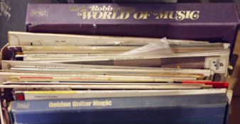 Quantity of LPs mainly easy listening and classical (3 boxes)