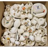 Large quantity of crestedware (2 boxes)