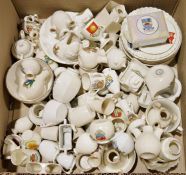 Large quantity of crestedware (2 boxes)