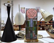 Four modern table lamps (4)