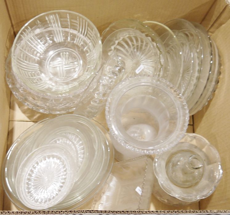 Two boxes of assorted glassware to include vases, bowls, etc - Image 2 of 2