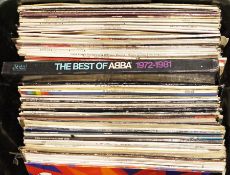 Collection of vinyl LPs, mainly show tunes and film soundtracks, also includes ABBA box set, Art