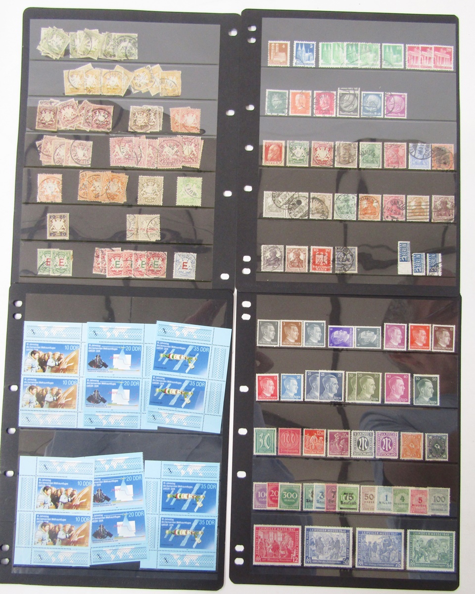 Germany stamps: box of mint & used definitives and commemoratives with others including states, - Image 9 of 10