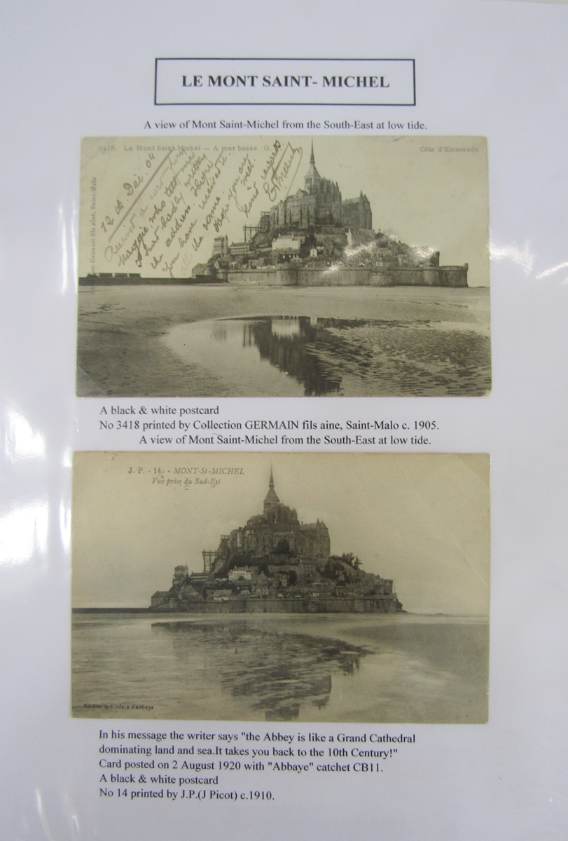Large collection of postcards of Le Mont Saint Michel, France (5 albums) and a quantity of loose - Image 5 of 8
