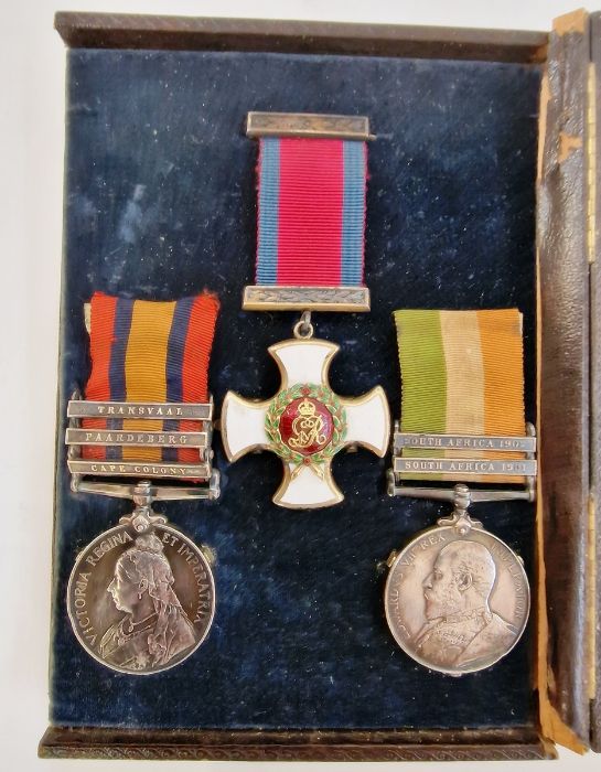 Distinguished Service Order Medal group comprising of Queens South Africa Medal with clasps, - Image 2 of 24