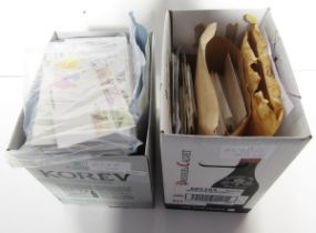 GB, Br Commonwealth and Ireland stamps, two boxes of mint and used definitives/commemoratives from