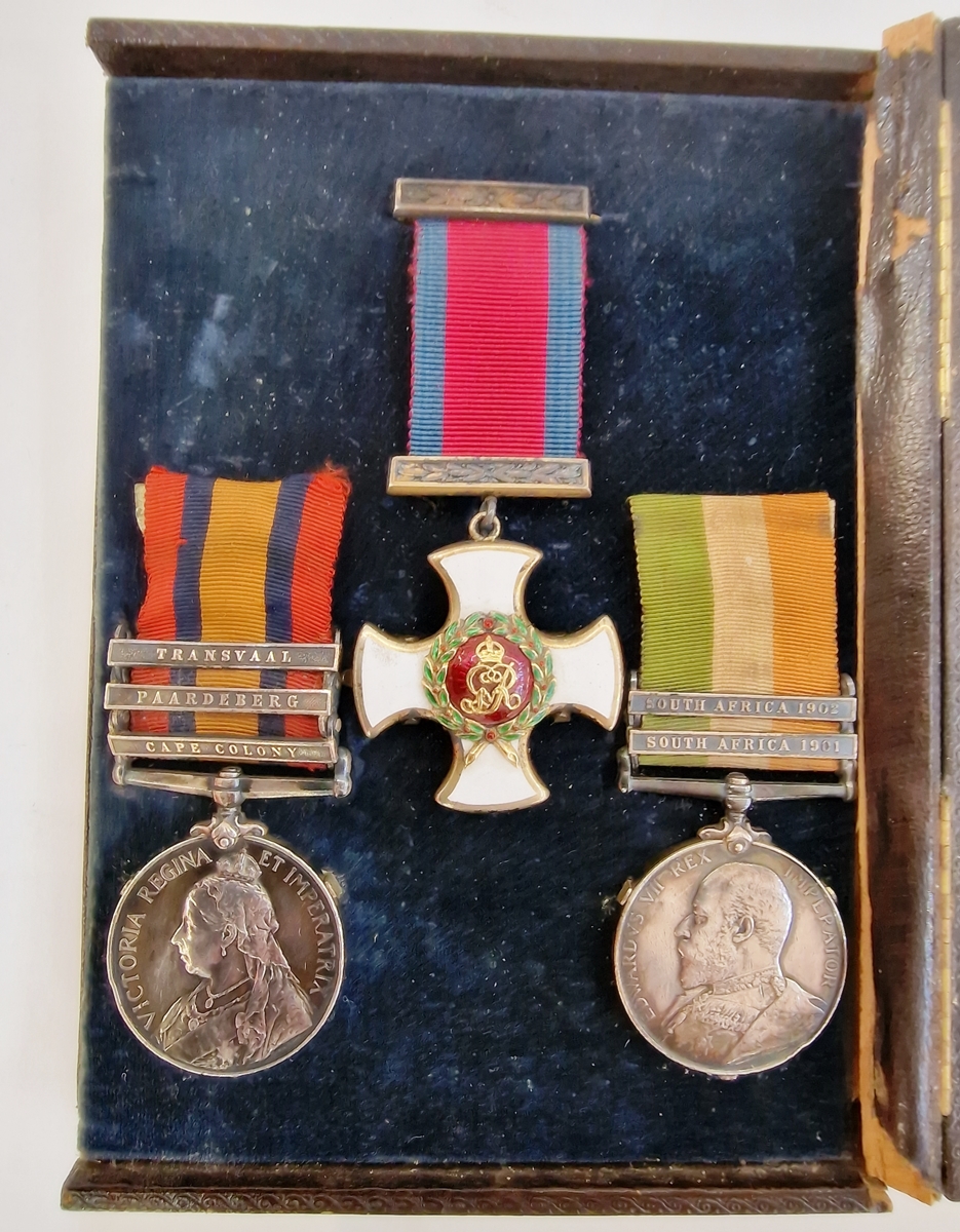 Distinguished Service Order Medal group comprising of Queens South Africa Medal with clasps, - Image 14 of 24