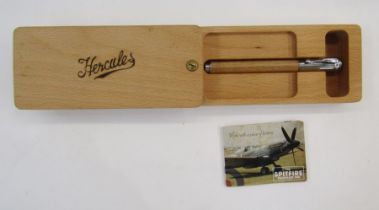 Hercules Spitfire propeller ballpoint pen made from one of the few surviving WWII Super Marine