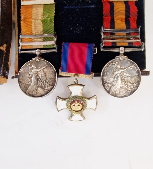 Distinguished Service Order Medal group comprising of Queens South Africa Medal with clasps, - Image 5 of 24