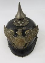 WWI Prussian Pickelhaube helmet.