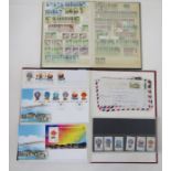 Hong Kong stamps: QV to QEII accumulation in large and small stock book, mostly used some mint,