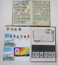 Hong Kong stamps: QV to QEII accumulation in large and small stock book, mostly used some mint,