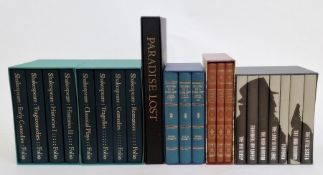 Folio society  Paradise Lost, folio, with slip case, 6 vols, two box sets Shakespeare - Works