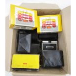 Collection of vintage Kodak Instamatic cameras, including three 100s, all in original boxes, 200