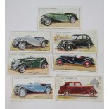 Quantity of various 20th century cigarette cards and postcards (2 boxes)