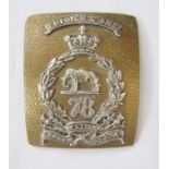 Victorian 78th (Highlanders) Regiment of Foot Officers shoulder belt plate.