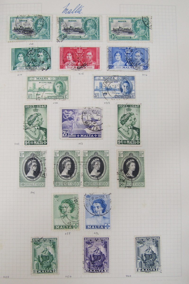 Malta stamps: mint and used in 2 stock-books, album and sleeve of QV-QEII including post- - Image 9 of 14