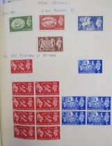 GB & British Empire/ C’wealth stamps: Simplex & Senator albums (2) with mainly mint QEII definitives