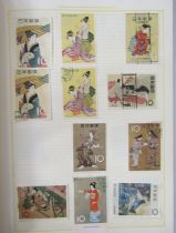 Japan and all world: A large box of all world in large carton with catalogues and stamps in tins,