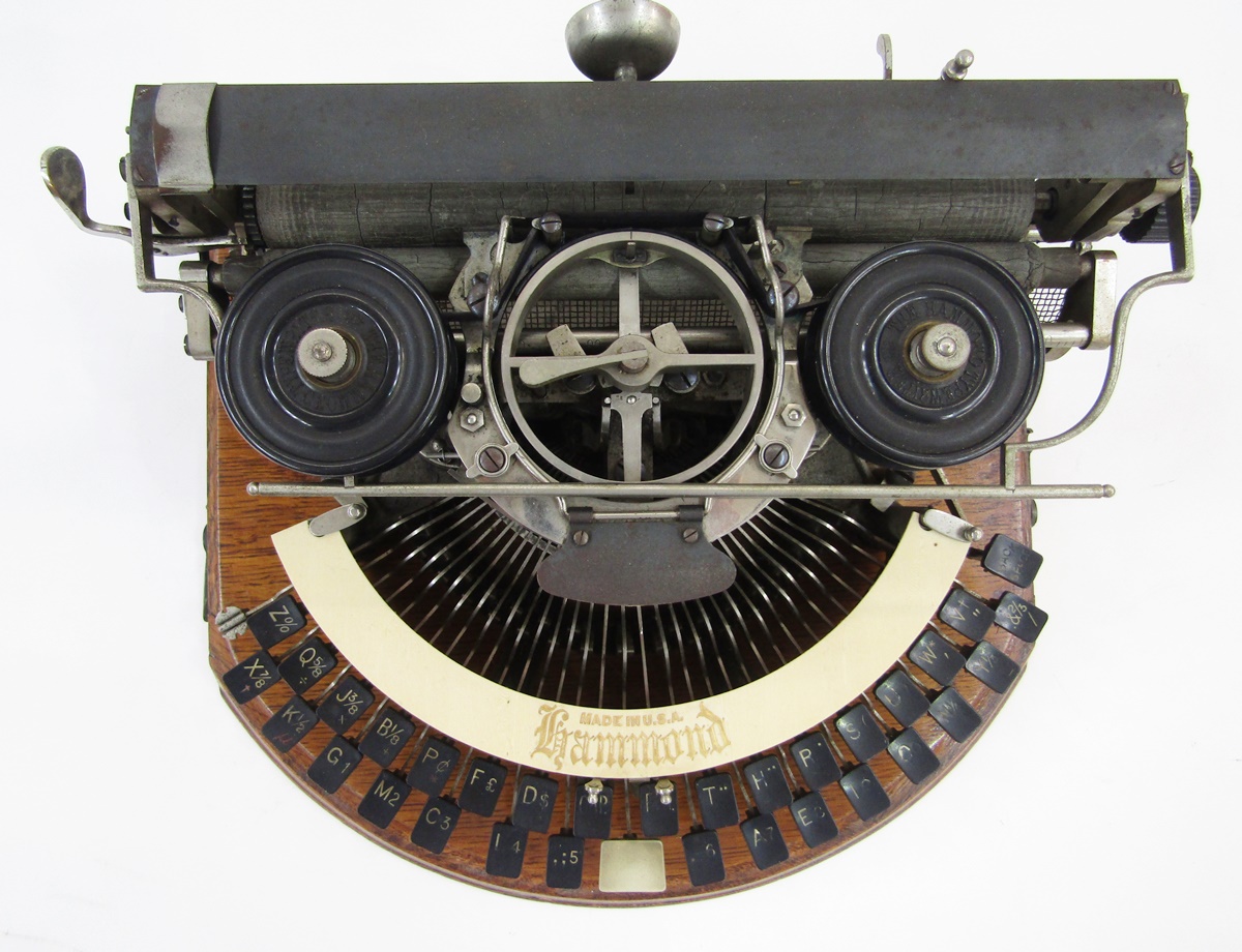 Victorian 'The Hammond' typewriter, circa 1880's, made in New York, USA, housed in a fitted oak case - Image 12 of 21