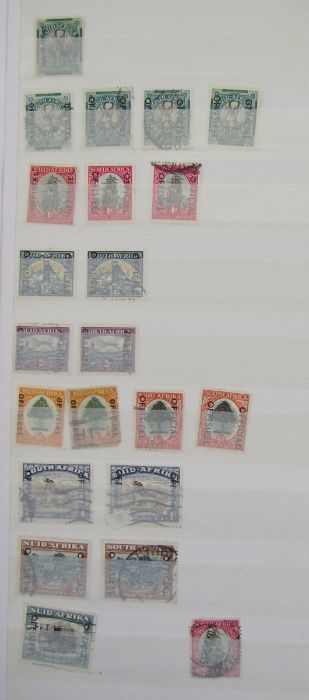 South Africa stamps: album, folder, and 4 stock books of definitives, commemoratives, officials - Image 2 of 18
