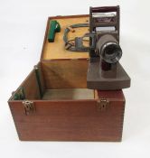 Kershaw model 250 strip projector, serial number 10589, housed in a wooden box, together with a